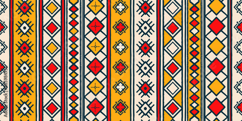Set of hand drawn seamless ...