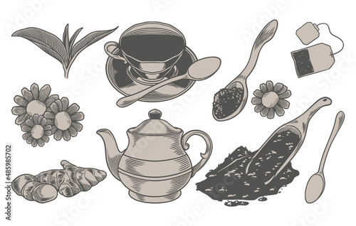 Set of hand drawn elements ...