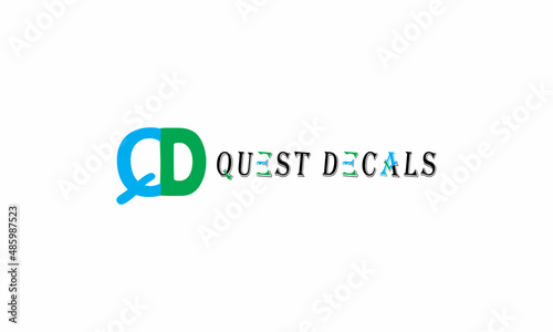 Letter QD Vector Logo