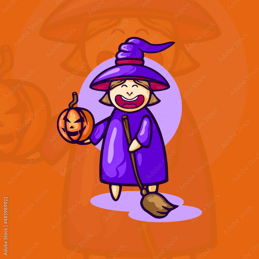 WItch Halloween Character