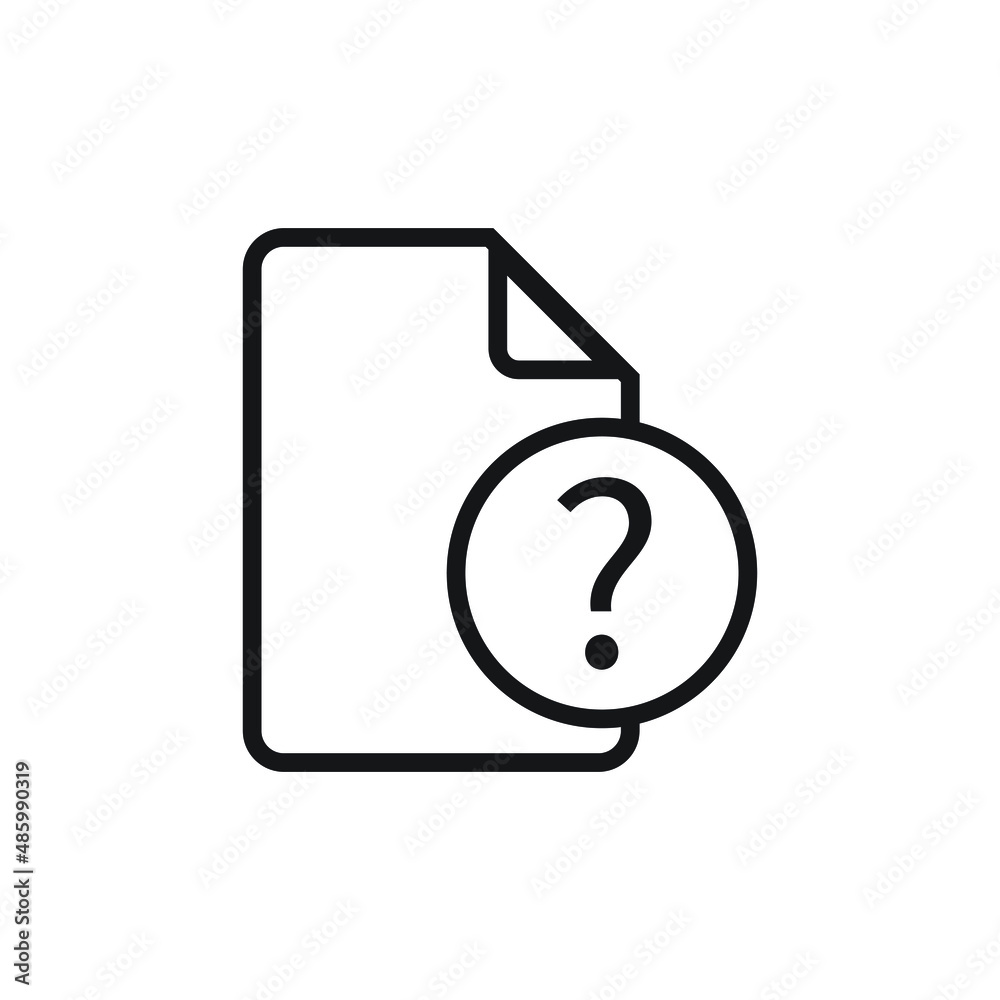Question icon design for graphic and web. vector illustration