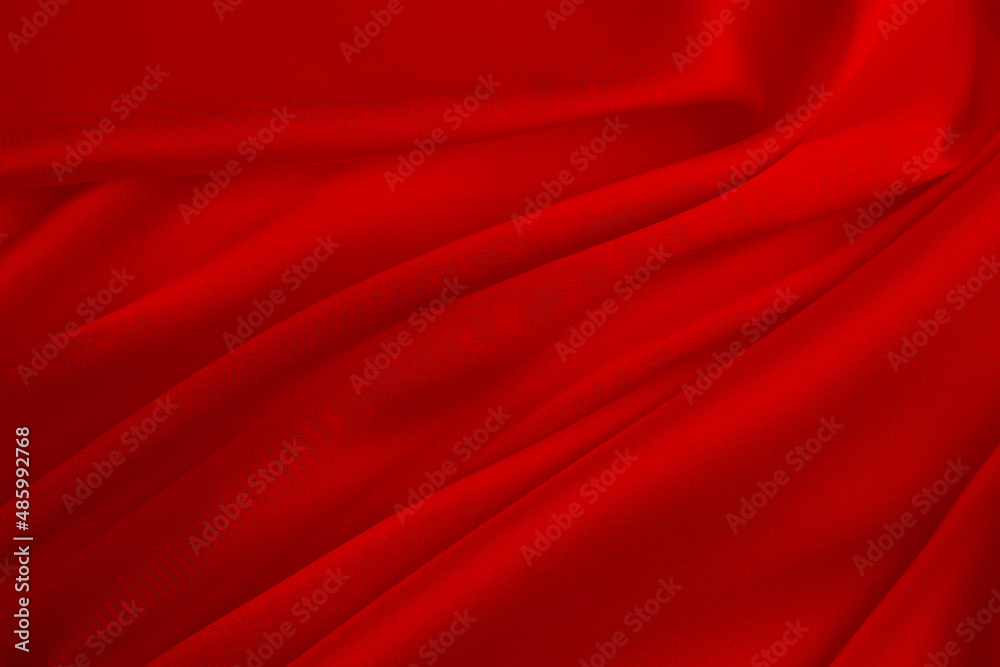 Elegance red satin silk with waves, abstract background luxury cloth, elegant wallpaper design. Abstract background luxury cloth or liquid wave Elegance red satin silk with waves, abstract background luxury cloth, elegant wallpaper design. Abstract background luxury cloth or liquid wave
