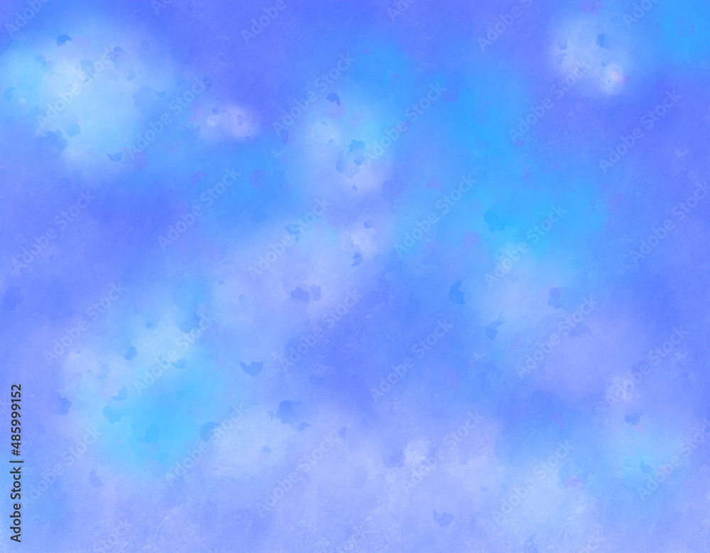 背景-水彩風-テクスチャ-青