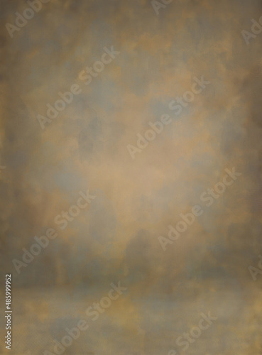 Brown Blue Background Studio Portrait Backdrops Photo 4K