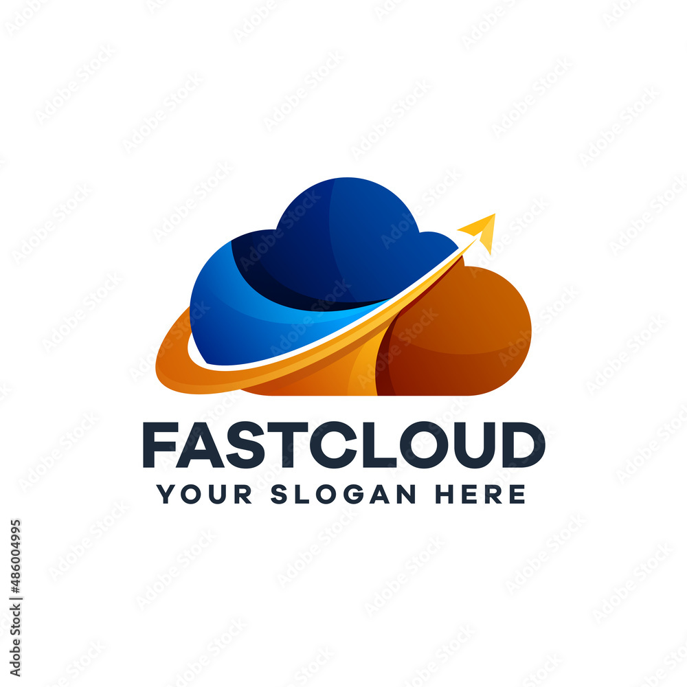 Fast Cloud Gradient Logo
