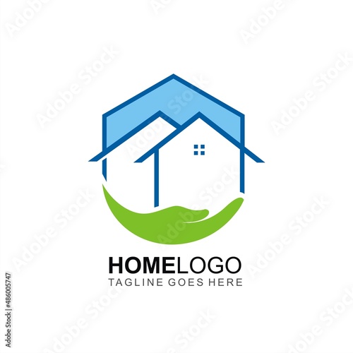 Homecare logo design for business company