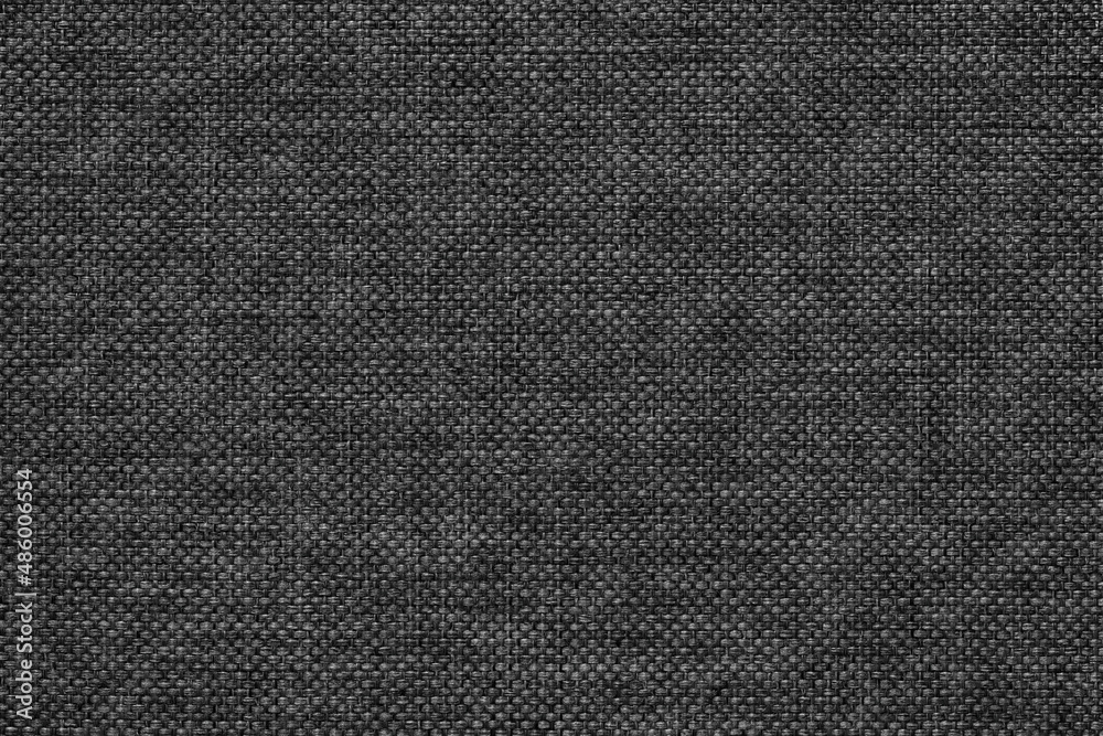 black texture of natural fabric. dark linen sackcloth as background ...