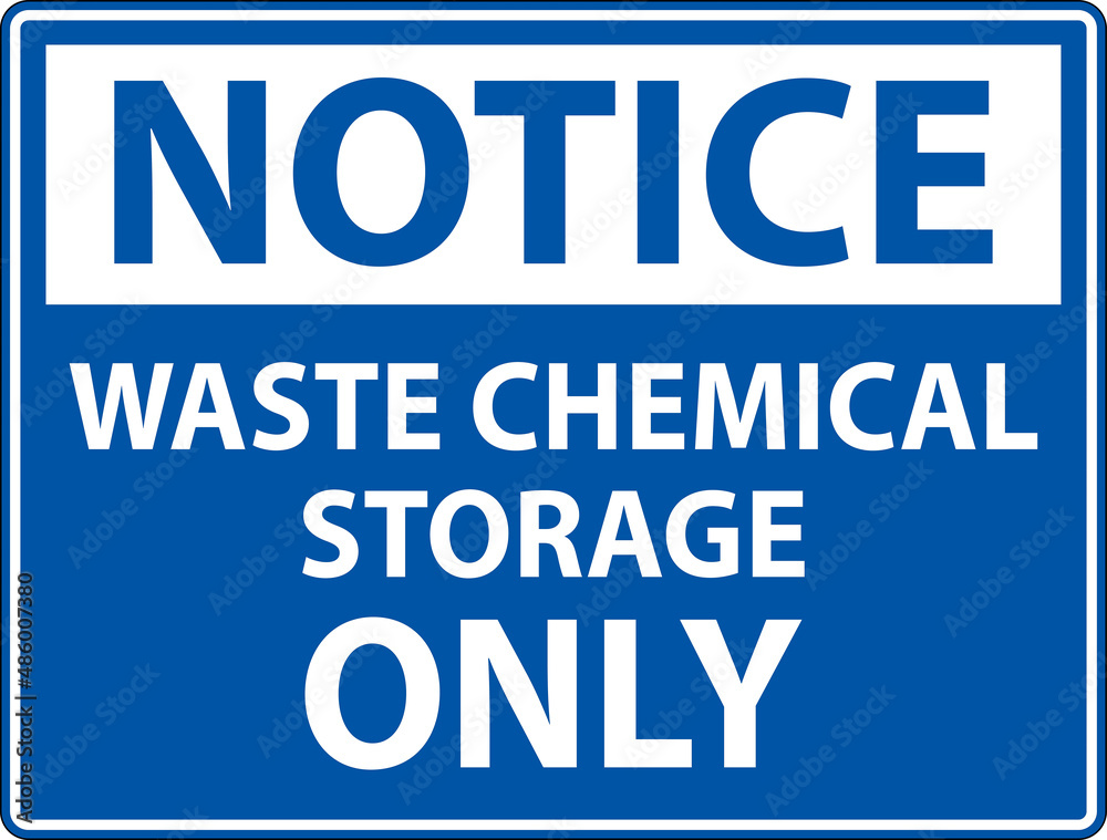 Waste Chemical Storage Only On White Background Waste Chemical Storage Only On White Background