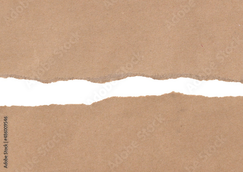 Brown ripped paper background