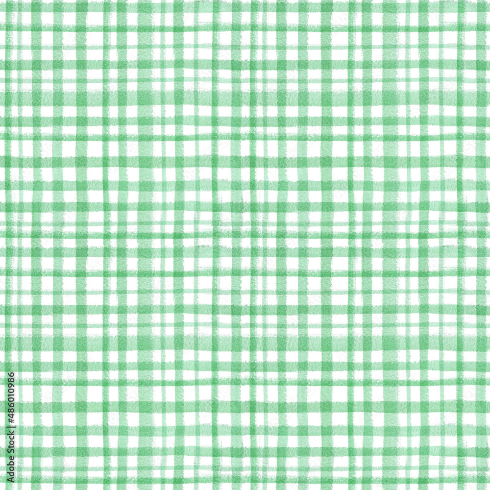 Simple watercolor checkered seamless pattern. Simple watercolor checkered seamless pattern.