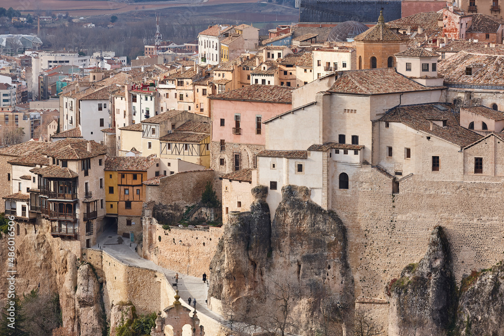 Cuenca panoramic view. Rey viewpoint. Castilla La Mancha. Spain