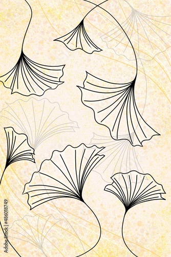 Black and gray flowers. Pink gold. Elegance and tenderness.