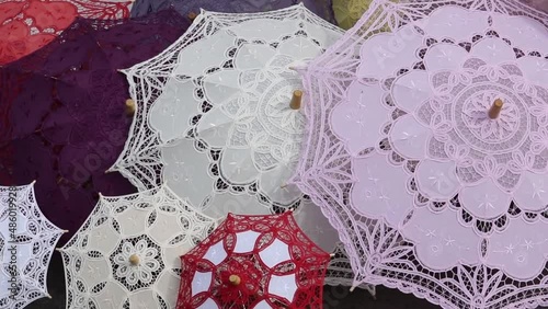 dentelle crochet umbrellas handcrafted