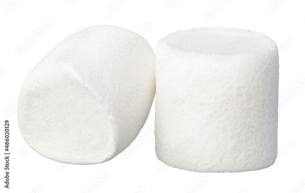 Heap of delicious marshmallows isolated on white background Heap of delicious marshmallows isolated on white background