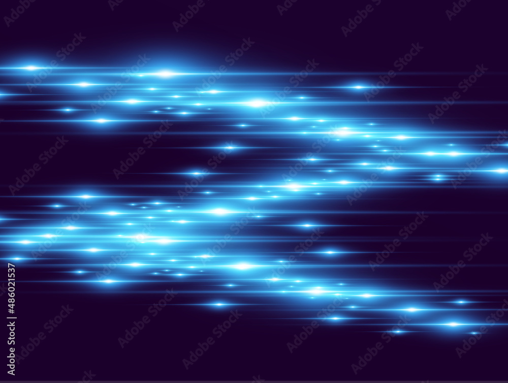 	
Light blue vector special effect. Glowing beautiful bright lines on a dark background.	
