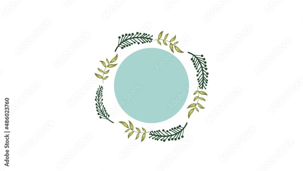 Floral Element Alpha Animation Background Floral Element Alpha Animation Background