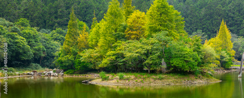 Taiwan  Yilan County  forest  mountain lake  Mingchi  famous  tourist attraction