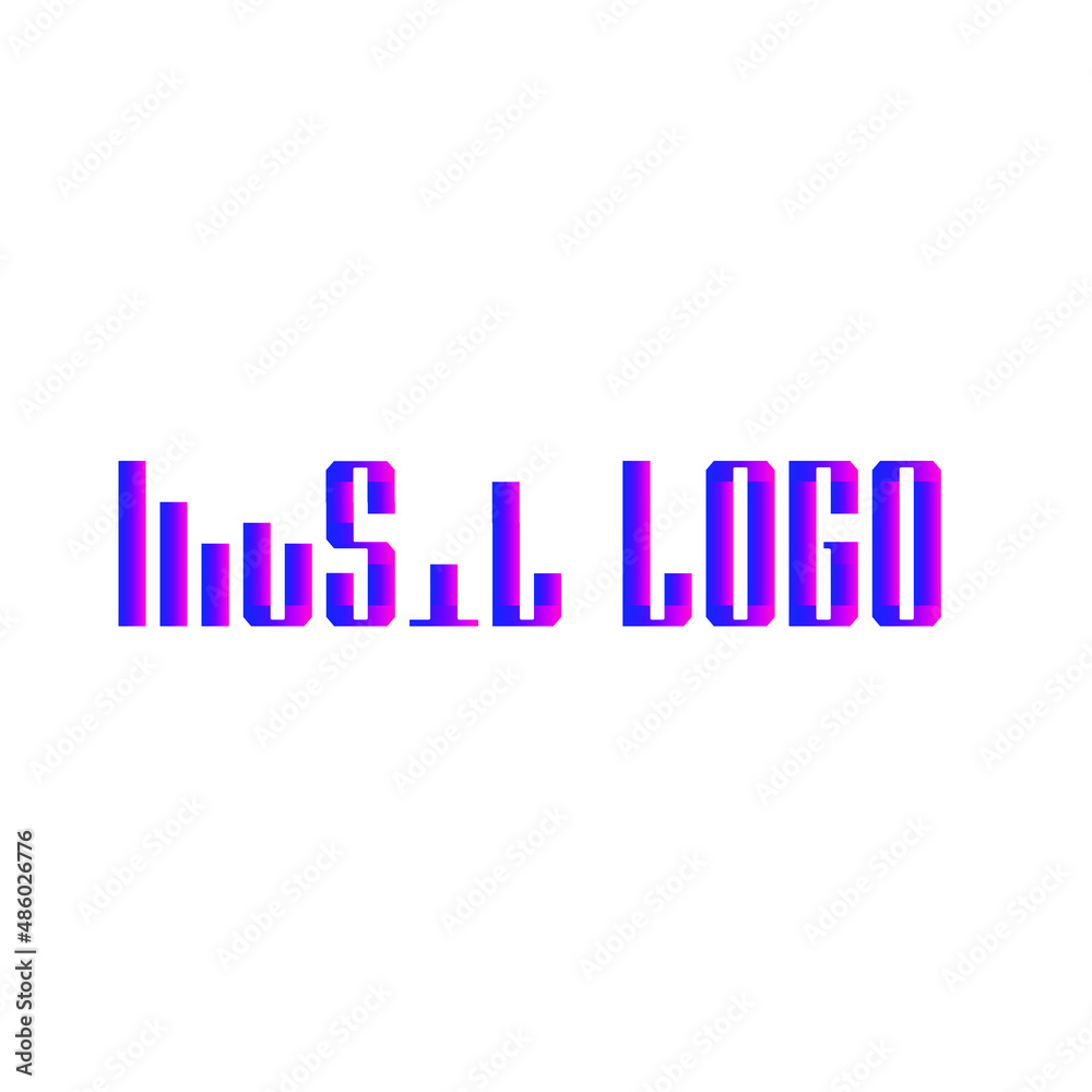 Vector logo template of music sound volume logo illustration