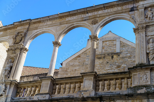 Bitonto, historic city in Apulia. Buildings