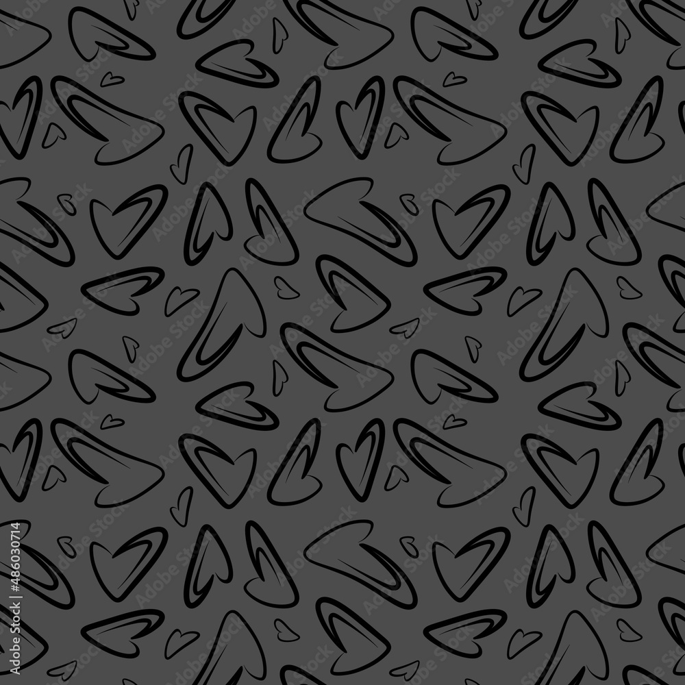 seamless pattern with hearts seamless pattern with hearts