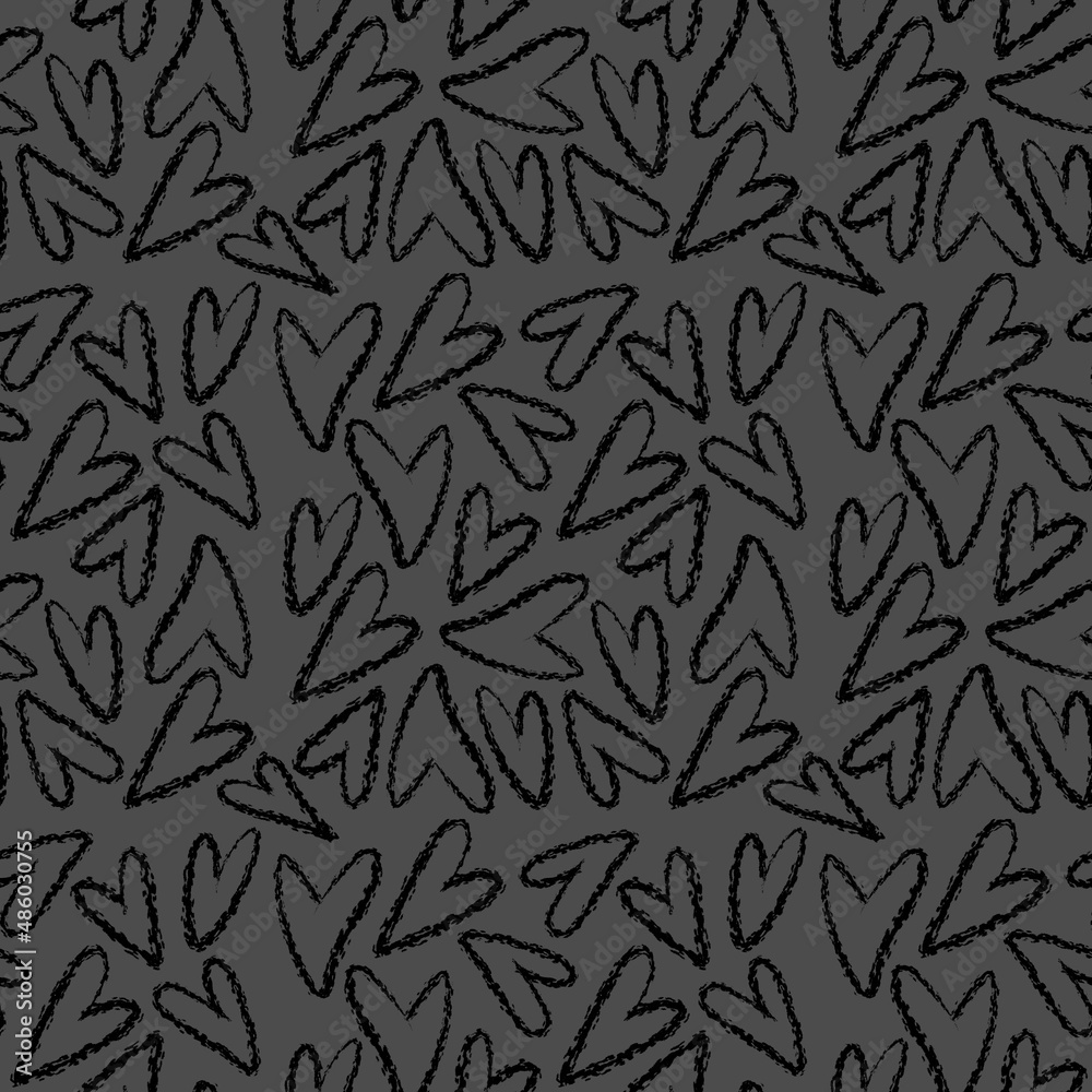 seamless pattern with hearts seamless pattern with hearts