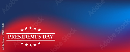 President's Day Background Design. Banner, Poster, Greeting Card.