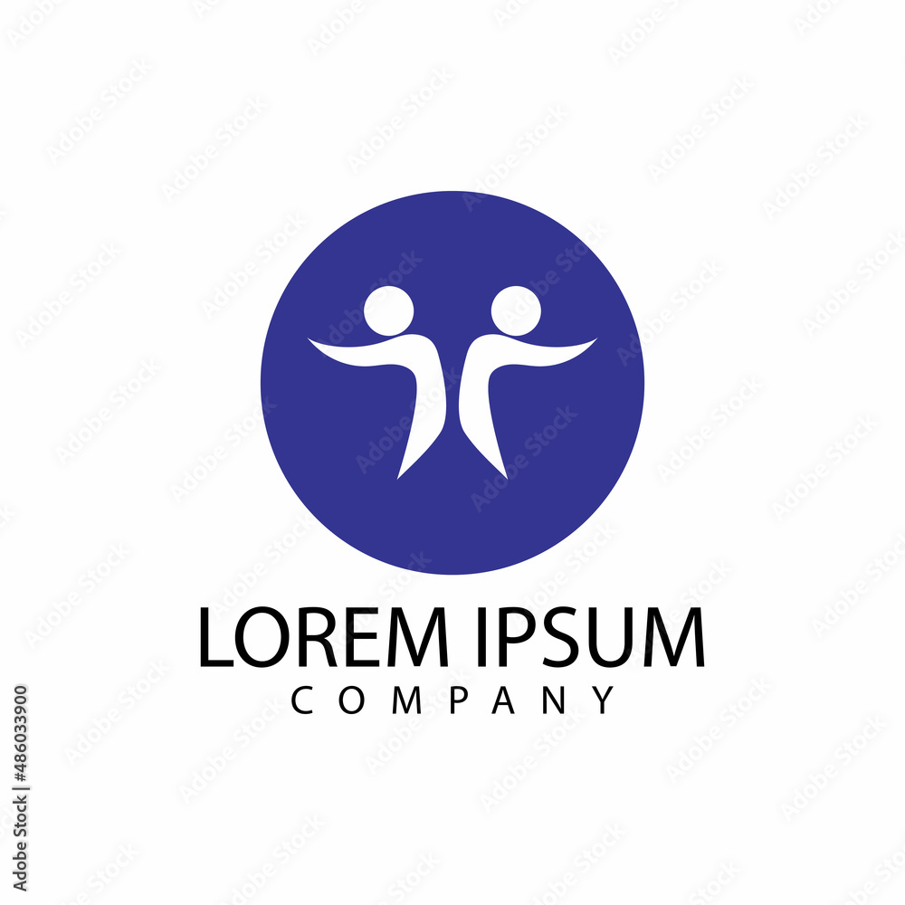 Healthy Life people Logo template vector icon Healthy Life people Logo template vector icon