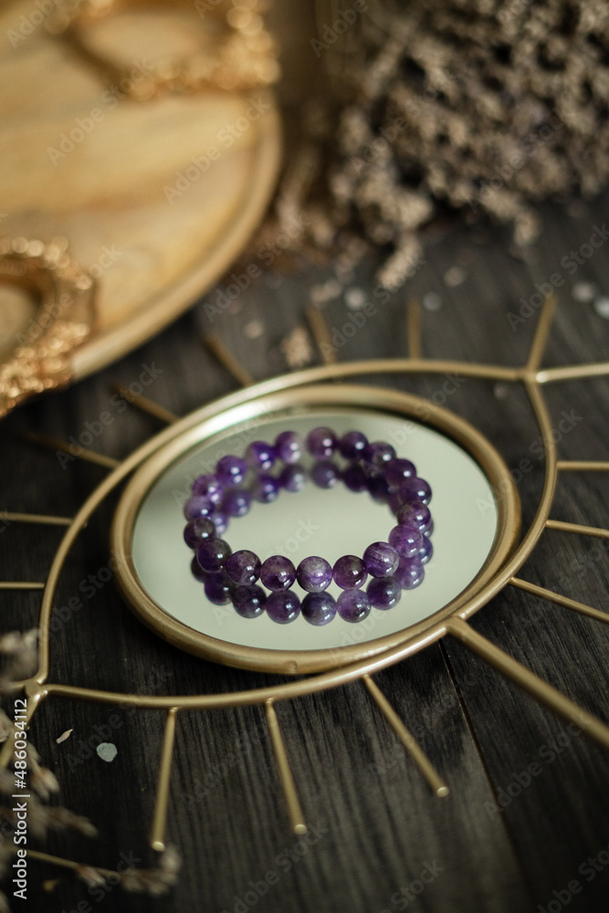 Healing gemstone jewellery - Amethyst crystal Healing gemstone jewellery - Amethyst crystal