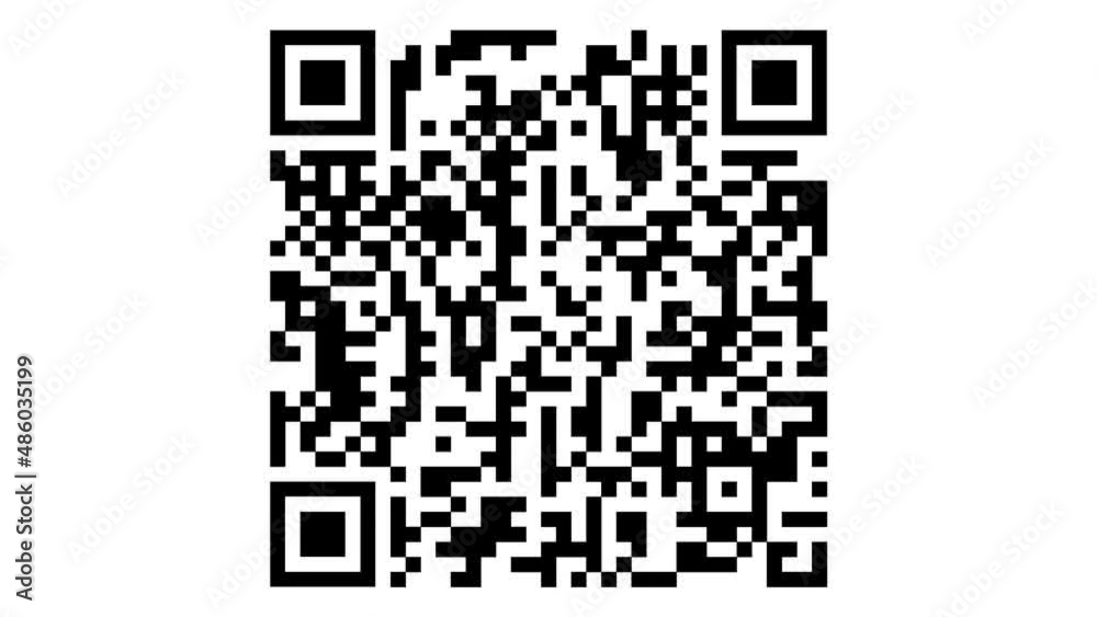 Sequence of QR codes on a white background. The QR codes encoded examples of the multiplication table, mathematics. Sequence of QR codes on a white background. The QR codes encoded examples of the multiplication table, mathematics.