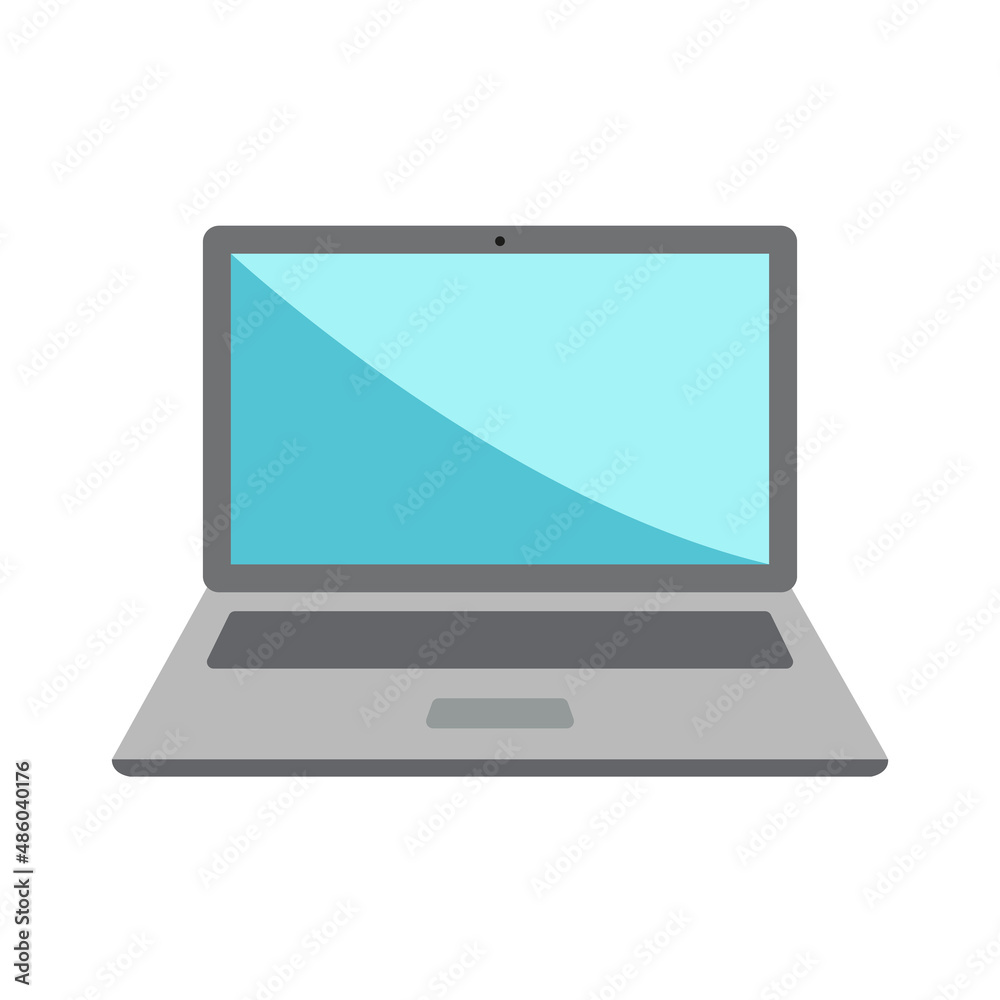A laptop. Computer. Vector image. A laptop. Computer. Vector image.