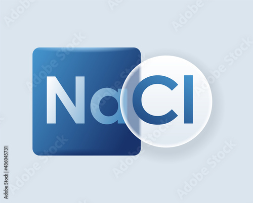 Sodium chloride - NaCl, known as salt