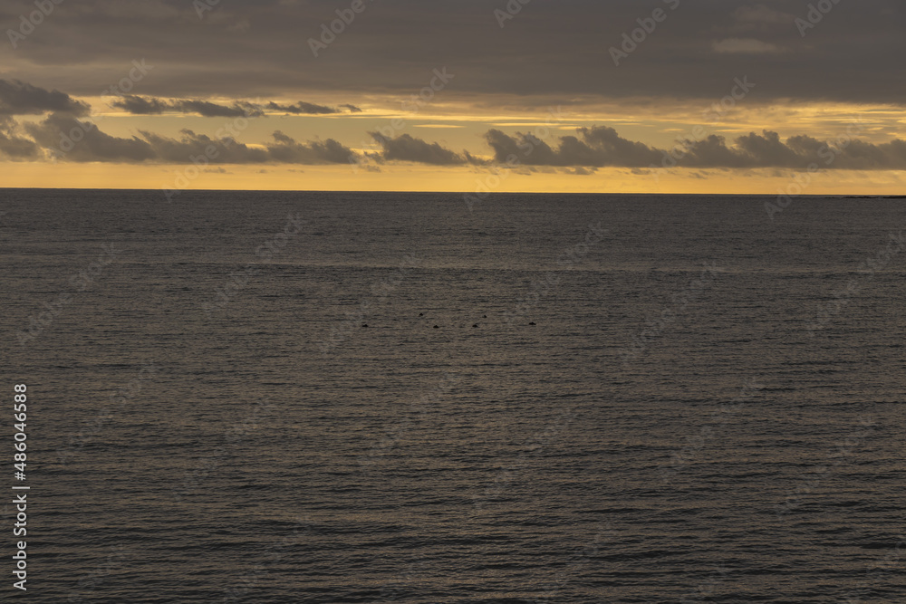 sunset over the sea sunset over the sea