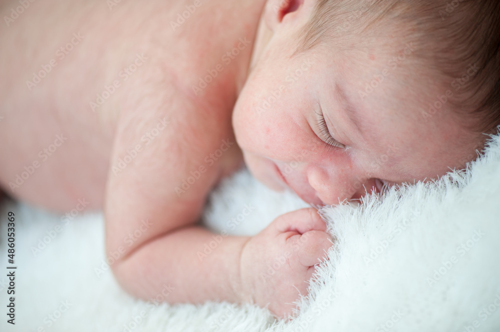 Newborn baby in first week of his life Newborn baby in first week of his life