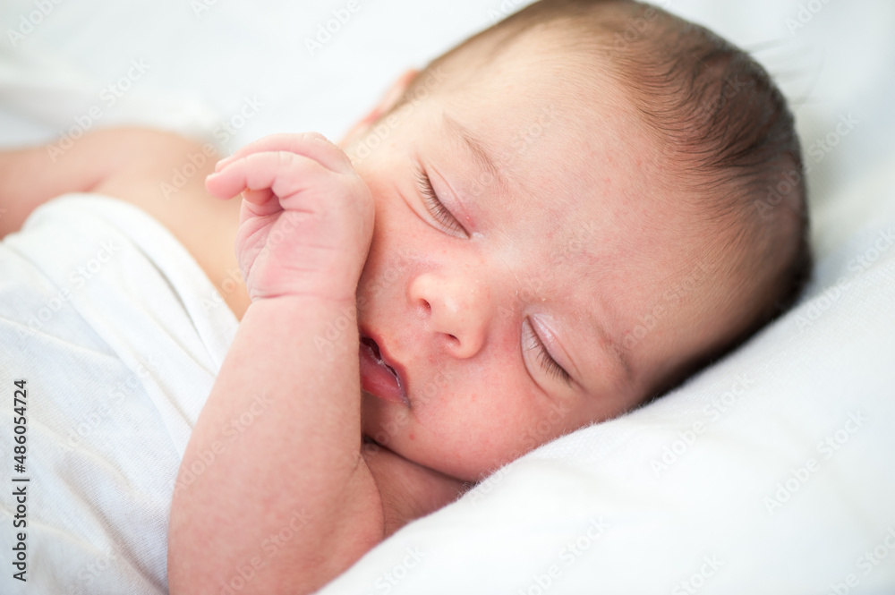 Newborn baby in first week of his life Newborn baby in first week of his life