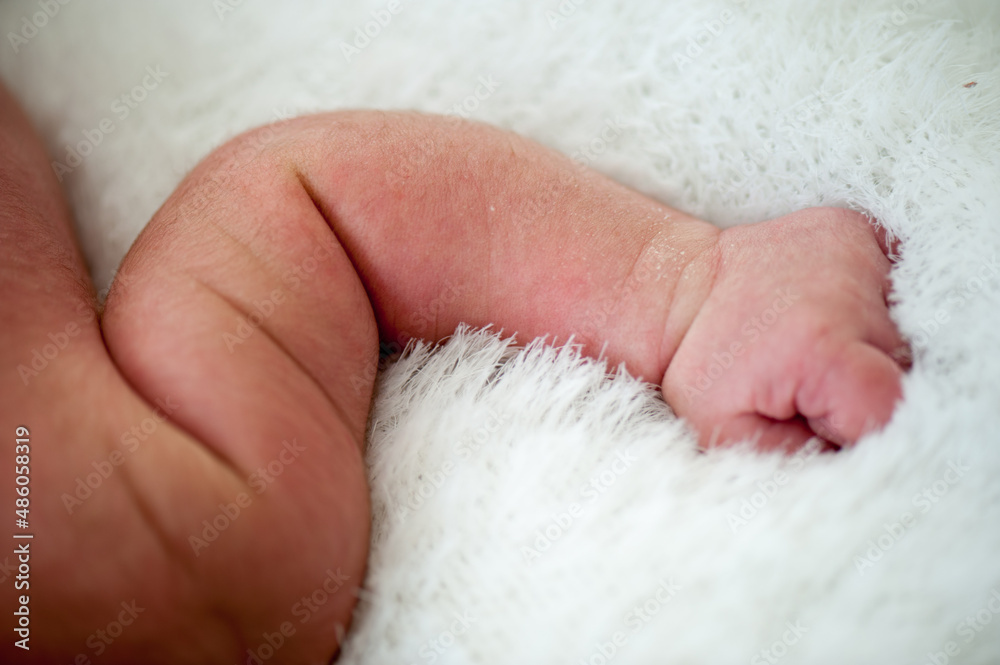 Newborn baby in first week of his life Newborn baby in first week of his life
