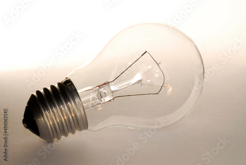 Photo of a light bulb as a symbol for inspiration, energy, energy transition, abstract, energy, inspiration, electricity, etc.