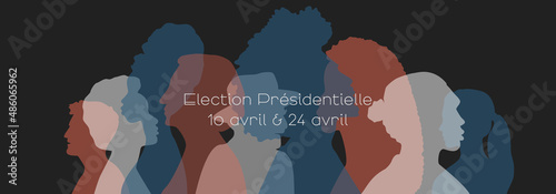 Election Présidentielle de 2022 en France.