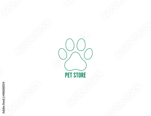 pet store icon vector illustration 