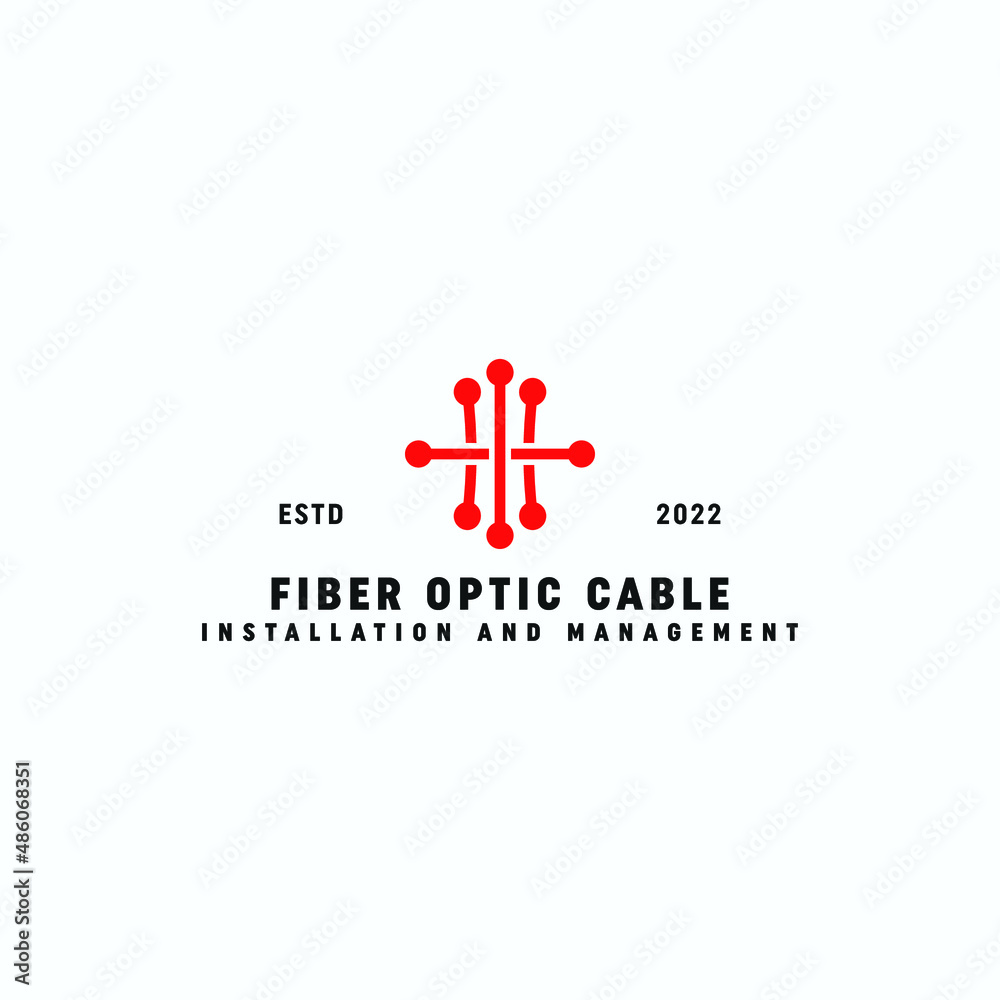 fiber optic cable logo vector design illustration, elegant cable fiber optic logo vector design ideas concept with modern, simple and unique styles isolated on white background. fiber optic cable logo vector design illustration, elegant cable fiber optic logo vector design ideas concept with modern, simple and unique styles isolated on white background.
