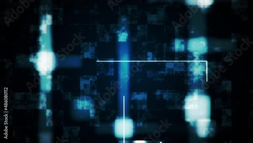Digital grid loop background material