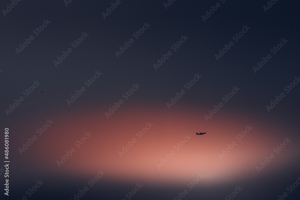 Fototapeta premium sunset in the sky