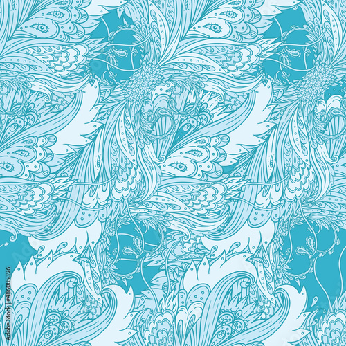 Seamless floral background