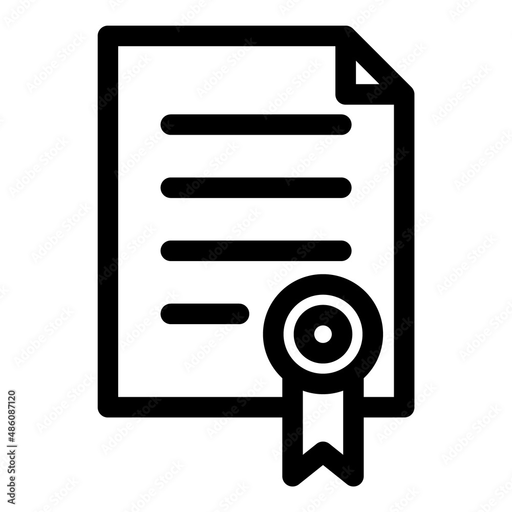 Diploma Flat Icon Isolated On White Background Diploma Flat Icon Isolated On White Background