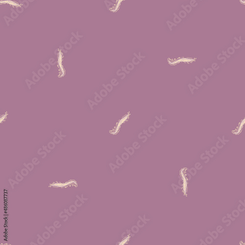 Confetti seamless pattern. Background of celebrated birthday.