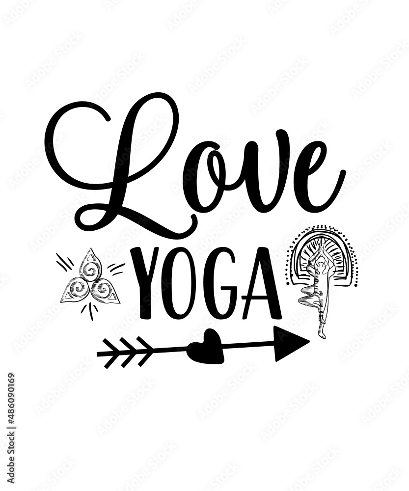 Yoga SVG Bundle, Cricut Files, Meditation Svg, SVG Files For Cricut