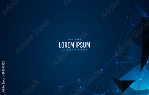 digital technology background with lines mesh