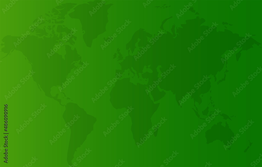 green background with map shadow