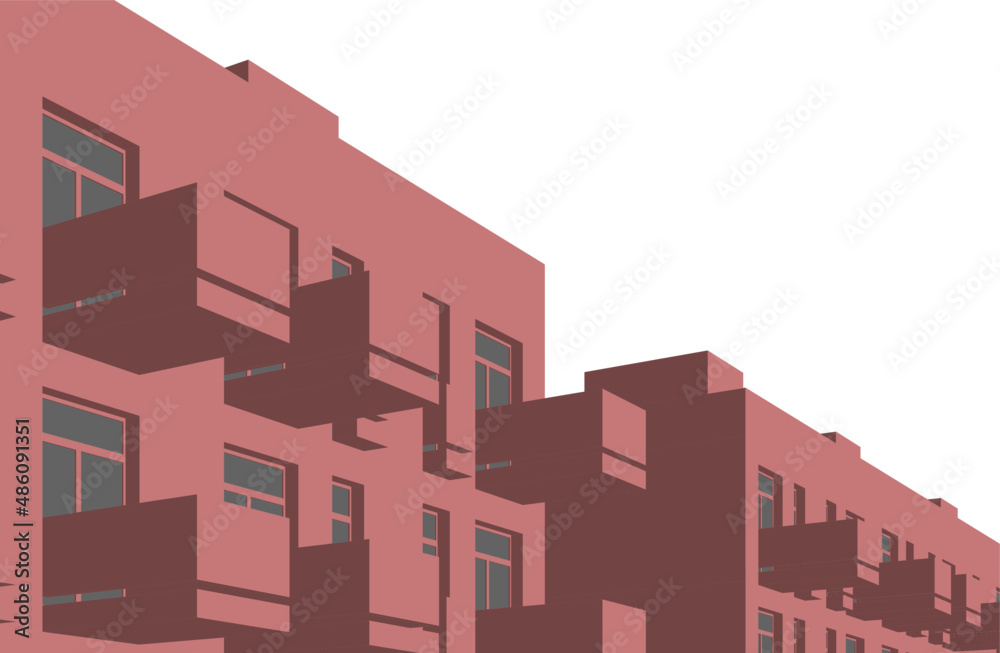 illustration of building illustration of building