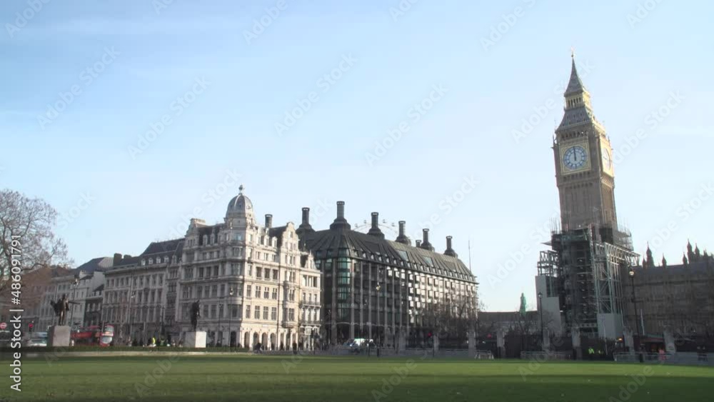 Timelapse: Houses of Parliament in London, UK. Timelapse: Houses of Parliament in London, UK.