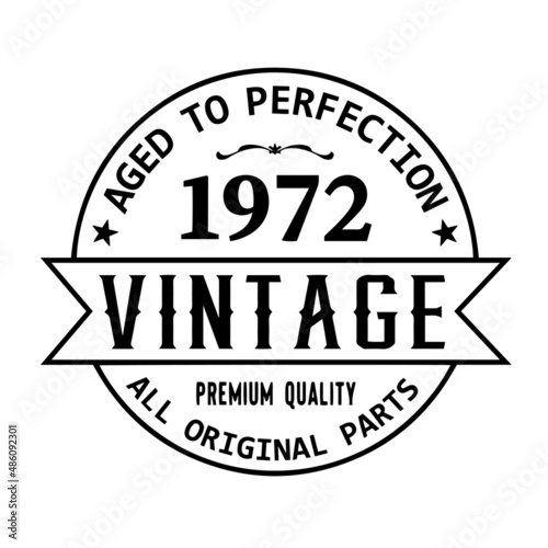aged to perfection vintage premium quality logo sign inspirational quotes, motivational positive quotes, silhouette arts lettering design